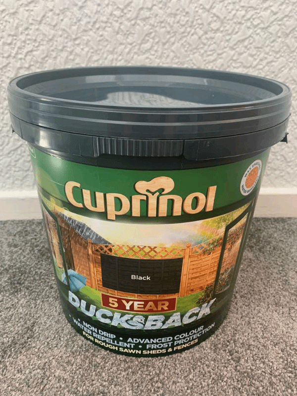 Ducksback BLACK fence paint in North Shields, Tyne and Wear Gumtree