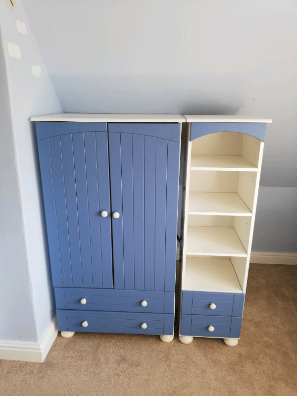 Baby boys wardrobe and shelving unit in Cromer, Norfolk Gumtree