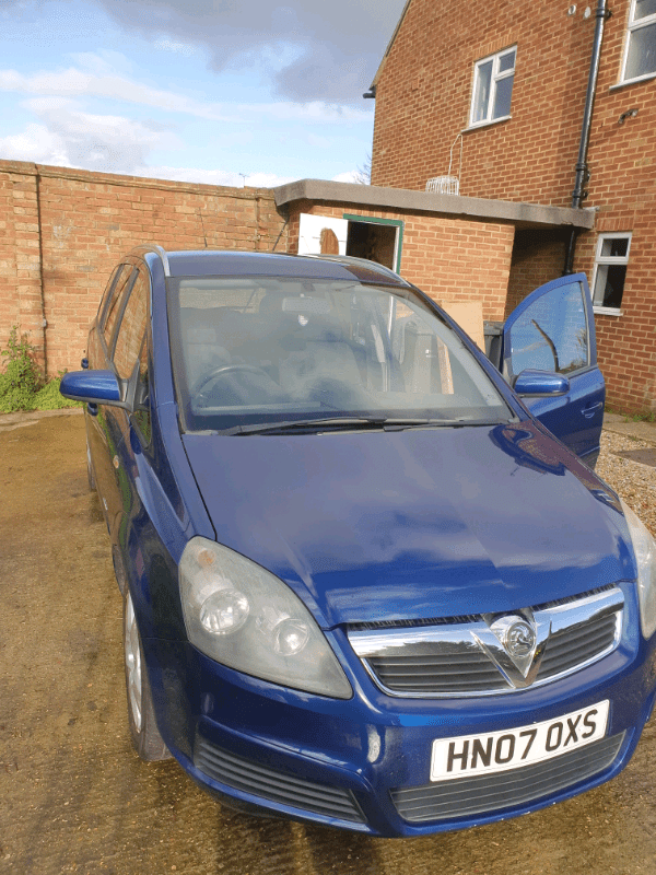 2007 VAUXHALL ZAFIRA B 1.8 Manual 105K 7 Seater in Ash Hampshire