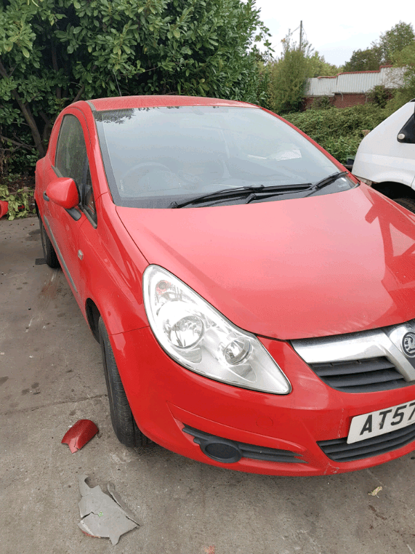 Parts vauxhall Corsa D van 3 door bumper wing door light window tailga