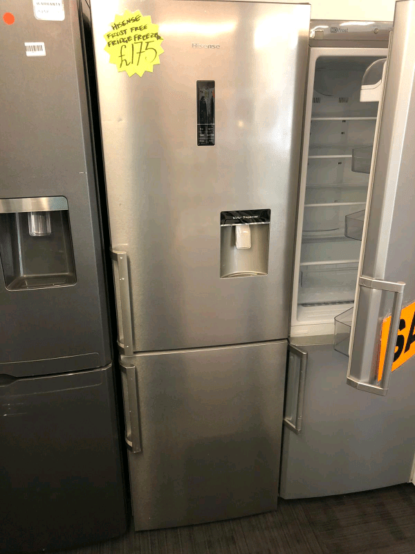 Hisense chrome fridge freezer in Derby, Derbyshire Gumtree
