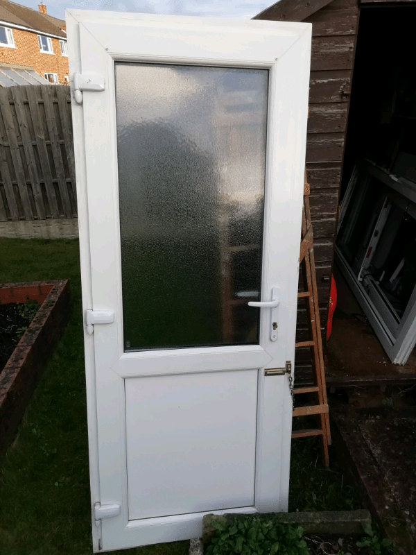 UPVC back door and frame in Rotherham, South Yorkshire