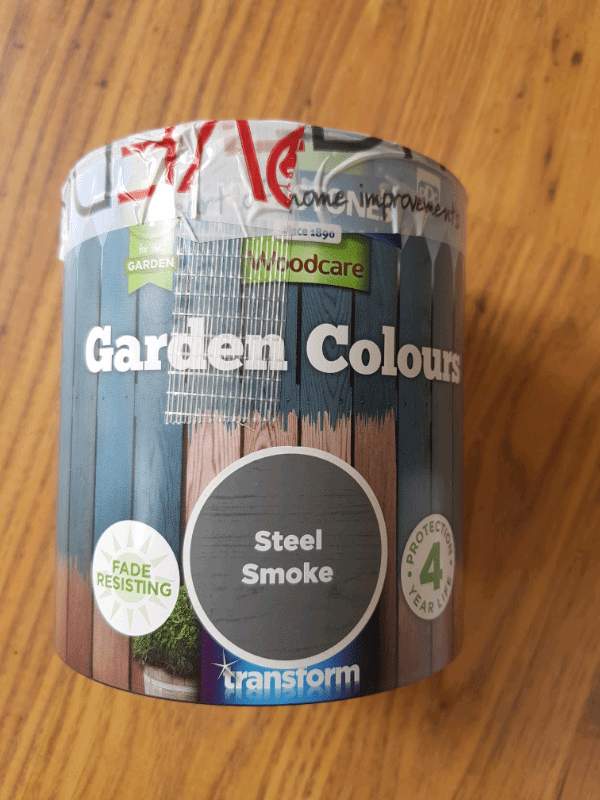Johnstone's Garden Colours Steel Smoke 1L Fence Paint in Brackla
