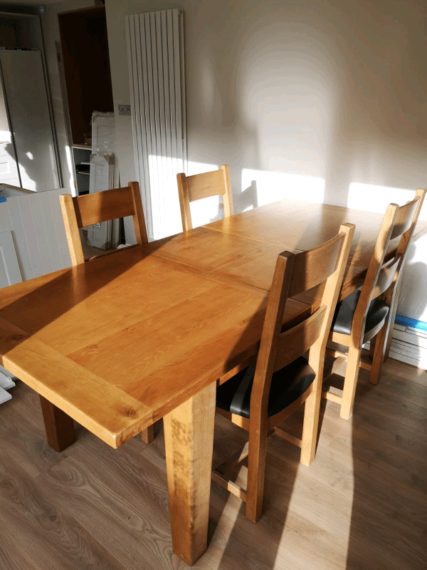 Solid Wood Kitchen Table in Castlereagh, Belfast Gumtree