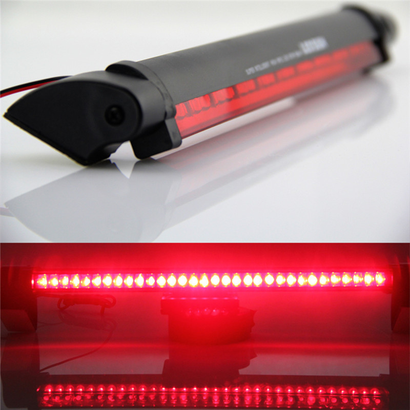 24 LED 12V Car High Mount Third 3RD Brake Stop Tail Light Lamp Red 22CM