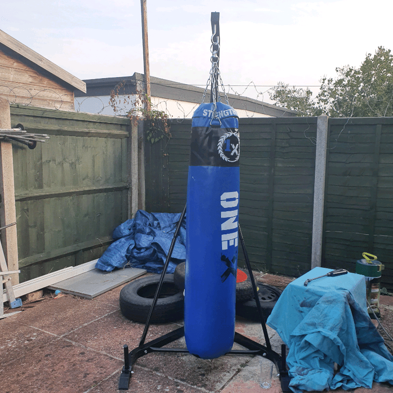 Bargain boxing stand with bag and gloves in Reading, Berkshire Gumtree