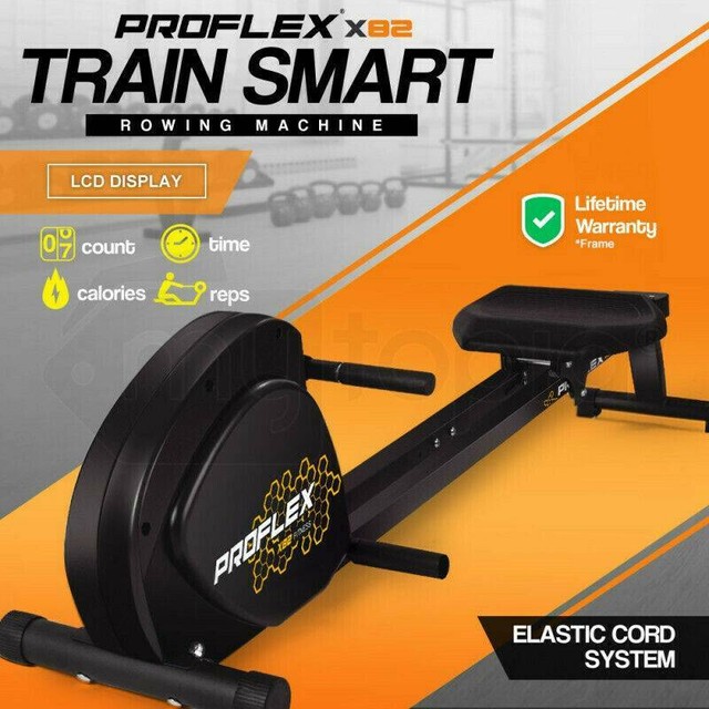 Rowing Machine Workout Seated Exercise Indoor Gym Rower Compact Fitnes