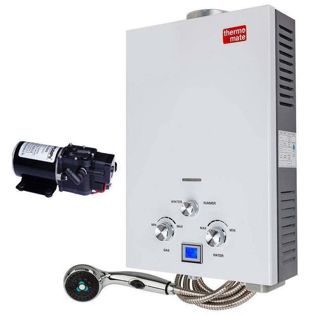 gas camping hot water service with pump caravan Portable Shower