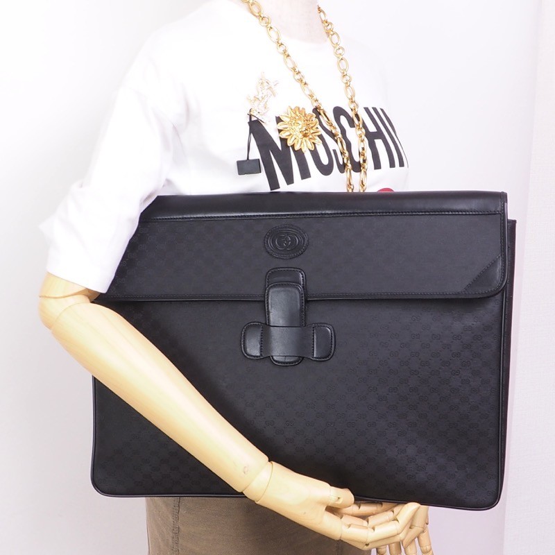 Vintage Gucci XL Jumbo Micro GG Rare Clutch Bag.NFV4622 eBay