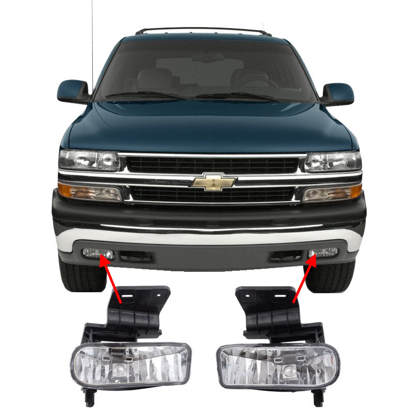REPLACEMENT CLEAR FOG LIGHTS FOR 2000 2001 2002 2003 2004 2005 2006