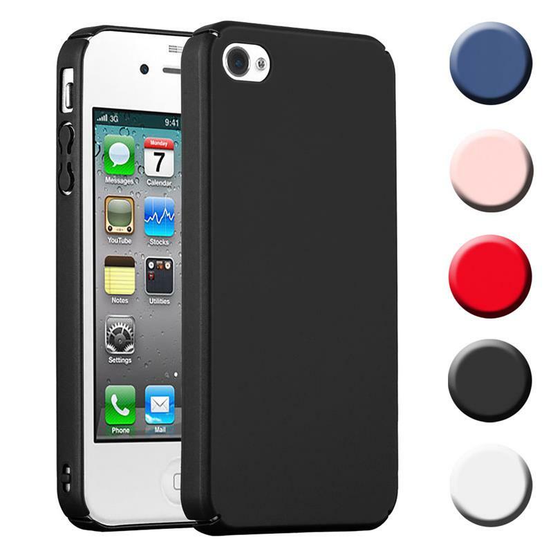 Schutz Hülle für Apple iPhone 4 / 4S Handy Hard Cover Case Matt
