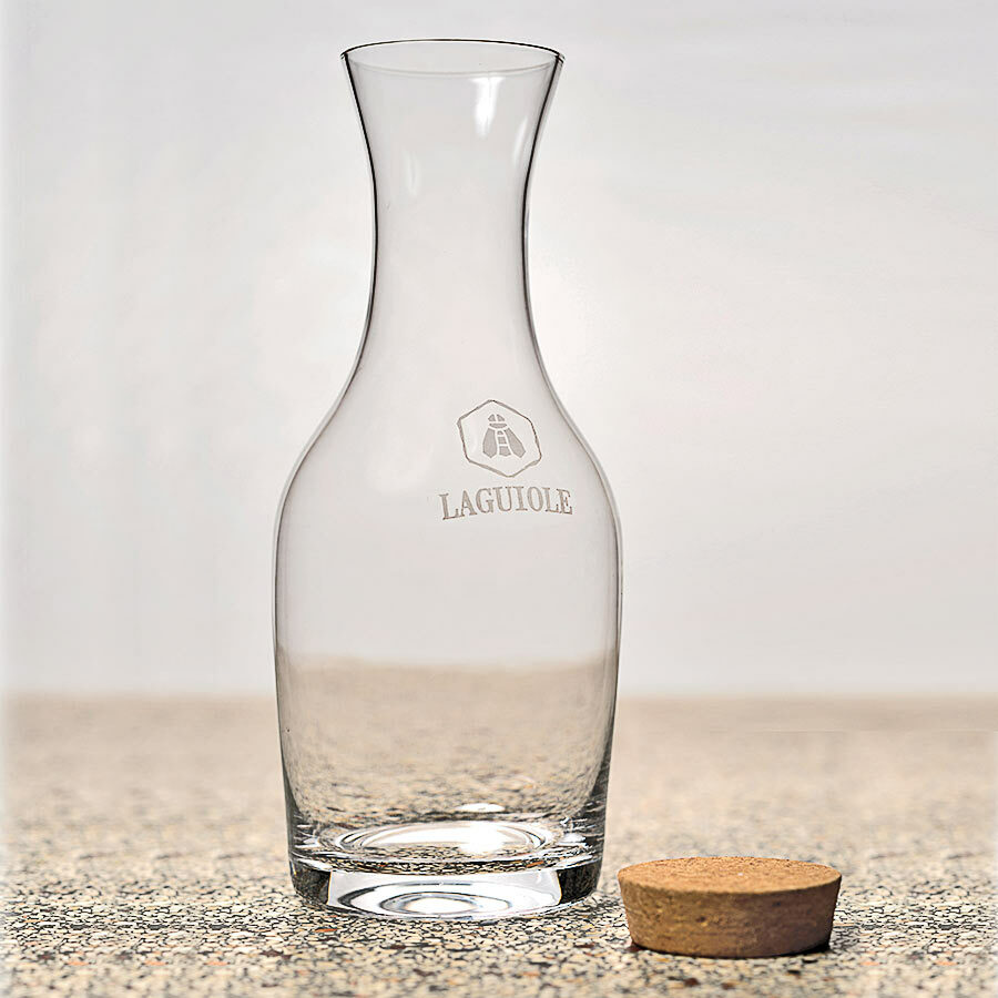 Laguiole Glaskaraffe mit Korken Deckel Weinkaraffe Wasser Karaffe Dekanter eBay