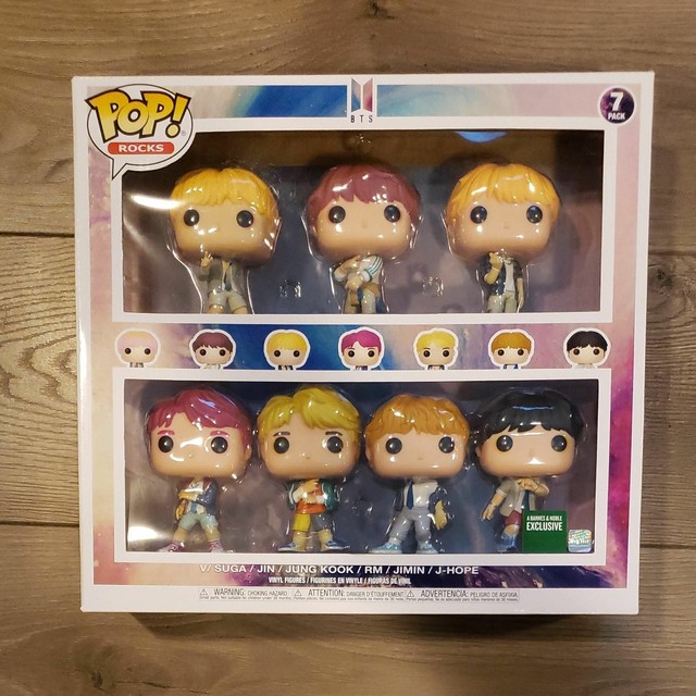 Authentic BTS (7Pack) Funko Pop Barnes and Noble Exclusive Good