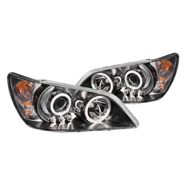 For Lexus IS300 0105 Anzo Black CCFL Halo Projector Headlights