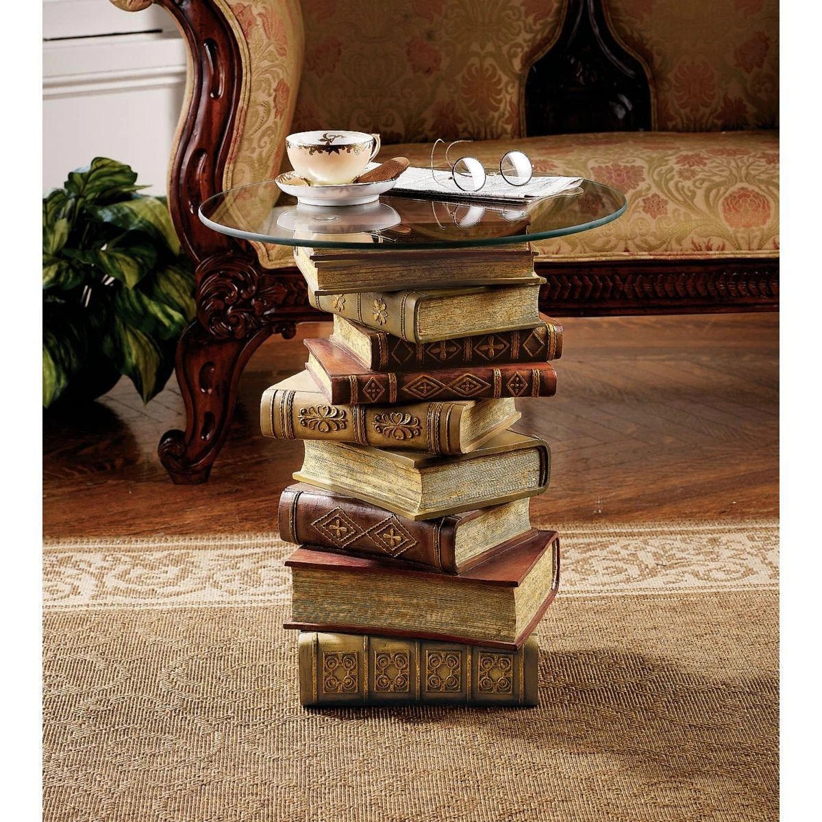 Stacked Books Cocktail Table
