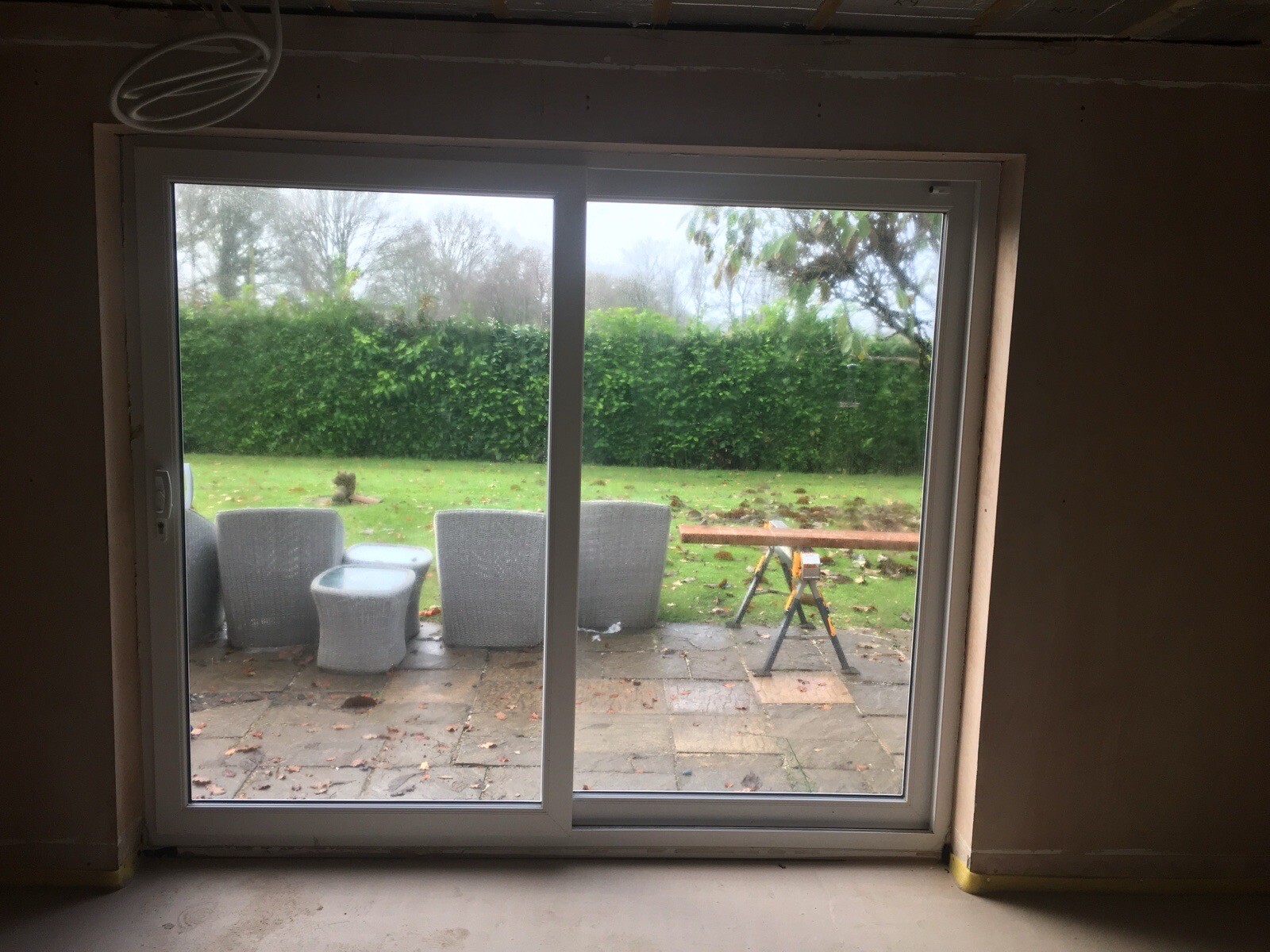 Used uPVC White Sliding Patio Doors eBay