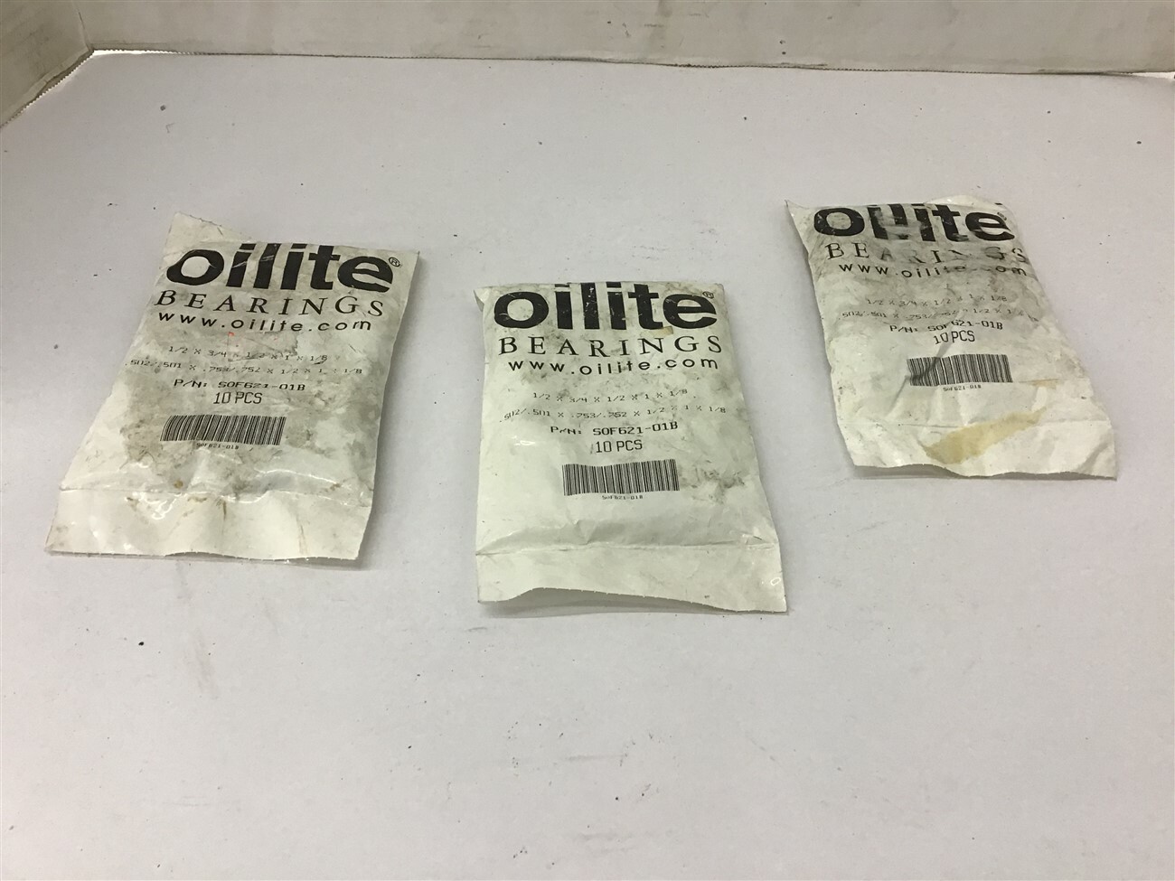 Oilite Bearings S0F62101B Bag of 10 1/2 x3/4 x 1/2 x 1 x 1/8 eBay