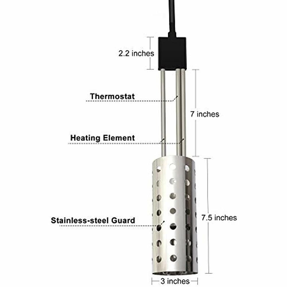 Using Gesail 1500w Immersion Heater In 24' Above Ground, 54 OFF