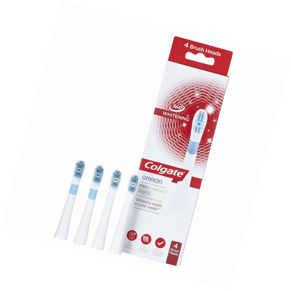 Colgate ProClinical 360 Whitening Replacement Electric Toothbrush Heads