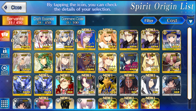 [NA] Fate Grand Order FGO Account 4 ssr servant BB (Summer) CÃº