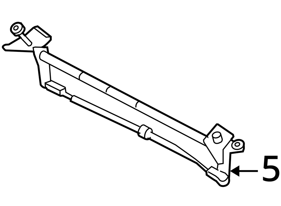 2012 Ford Fusion Windshield Wiper Transmission OEM 135K Miles