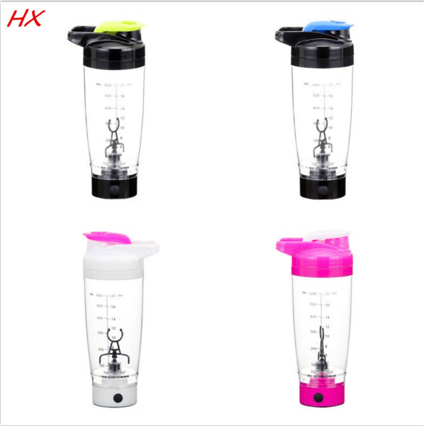 NEW 600ml Electric Protein Shaker Blender Bottle Mix Battery Powered