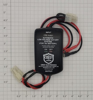 Aristo-Craft CRE-55601 18 V Battery Automatic Low Voltage Cut-Off