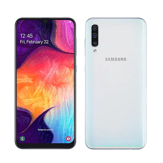 Samsung Galaxy A70 (Unlocked) 128GB Dual SIM 6.7in 32MP 6GB RAM White