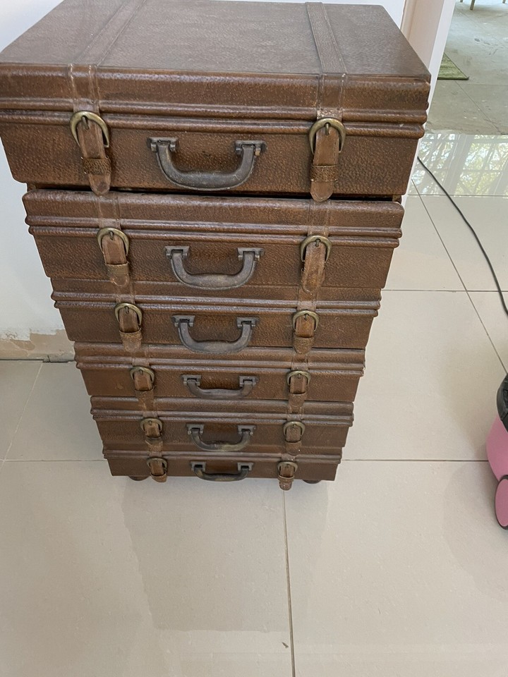 suitcase chest of drawers Vintage eBay