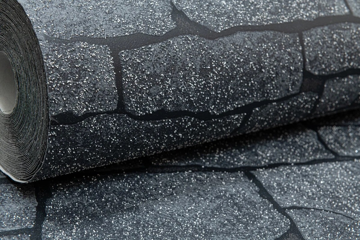 Discover more than 75 silver glitter brick wallpaper noithatsi.vn