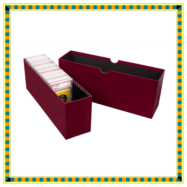 LOT OF 24 BCW Slotted PSA Graded Sports Card Storage Box 26 Slots In Each eBay
