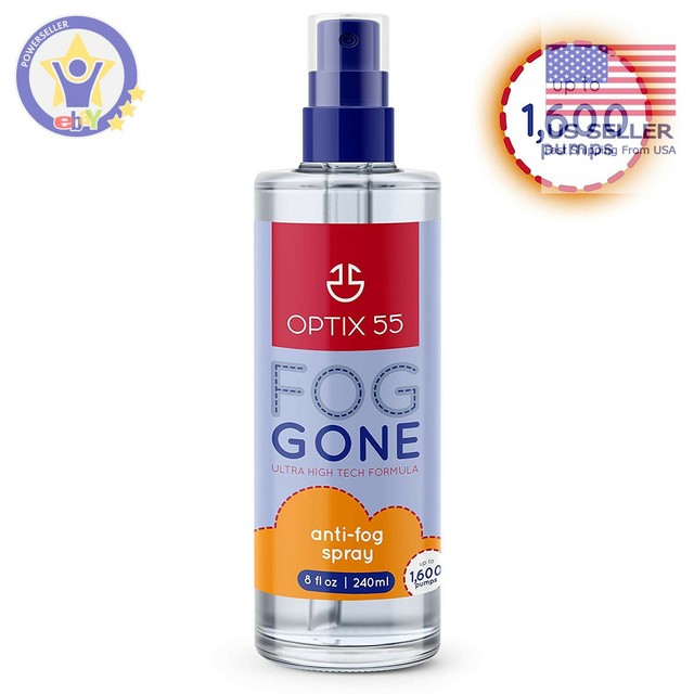 Optix 55 AntiFog Spray Prevents Fogging of Glass or Plastic Windows