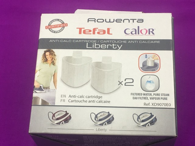 Tefal Anti Scale Calc Filter Cartridges XD9070E0 Liberty Steam