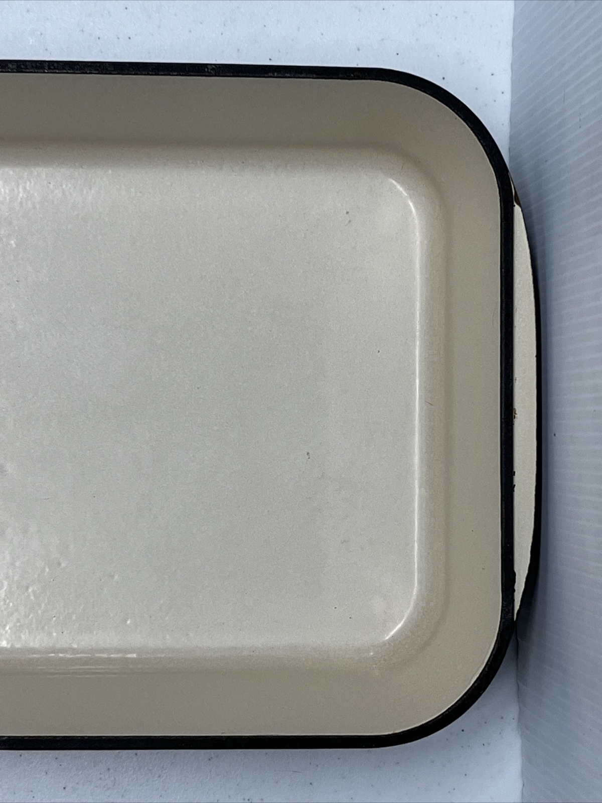 Le Creuset LG Brown Enamel Cast Iron Baking Roasting Casserole Lasagna