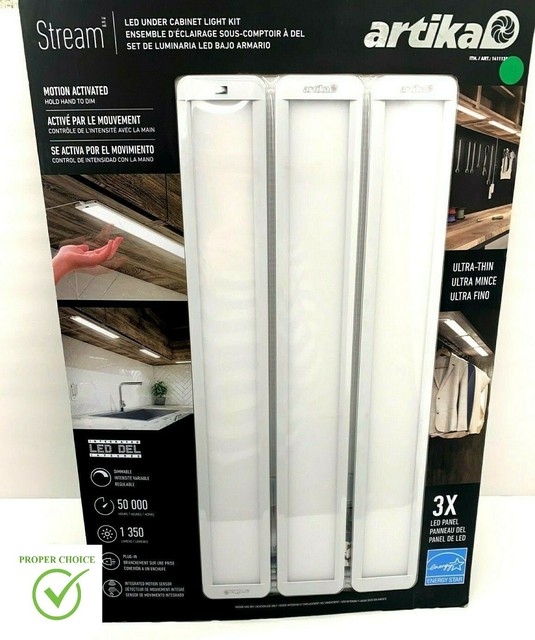 Artika Stream LED Under 3 Light Set Motion Sensor 1350 Lumens
