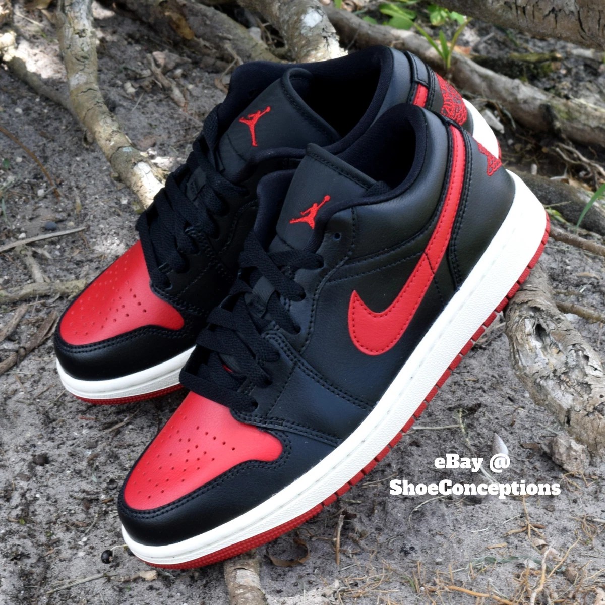 Jordan Retro 1 Low Red And Black Clearance