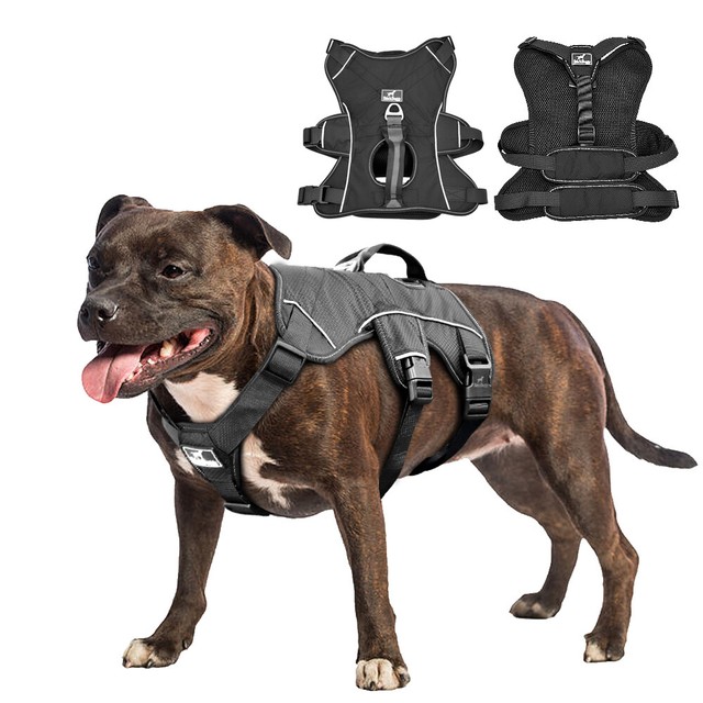 No Pull Dog Harness Large Breed With Handle Reflective Adjustable
