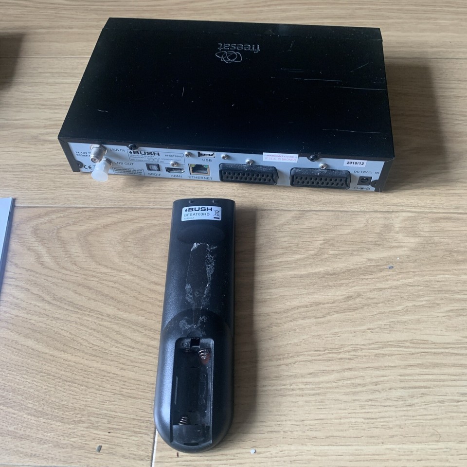 Bush BFSAT03HD Freesat HD Satellite Receiver TV SetTop Box with Remote