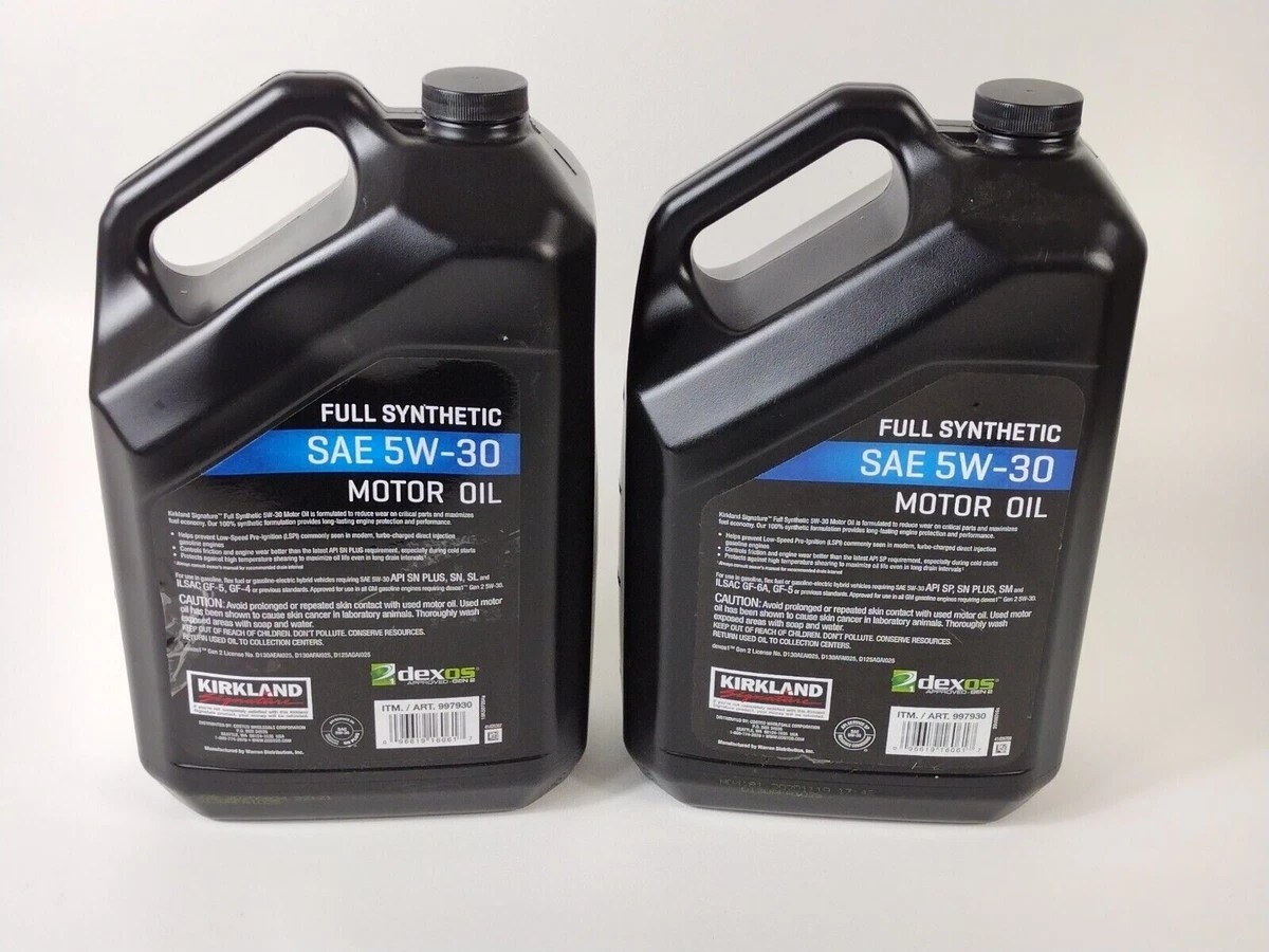 Kirkland Signature 5W30 Full Synthetic Motor Oil 5quart,, 54 OFF