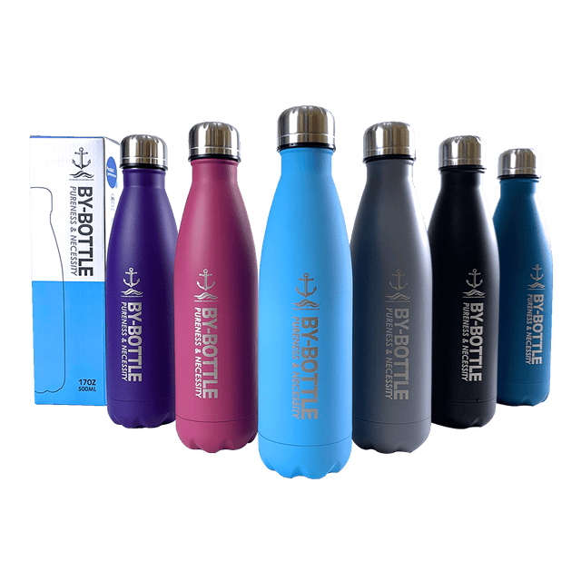 Keep Cold 24h Insulated Water Bottle DoubleWall Sports Stainless Steel