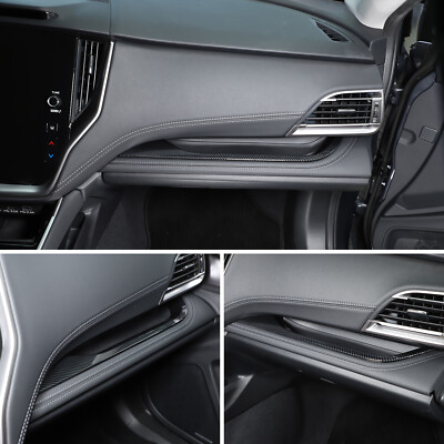 Carbon ABS Central Console Dashboard Strip Trim For Subaru Outback 2022