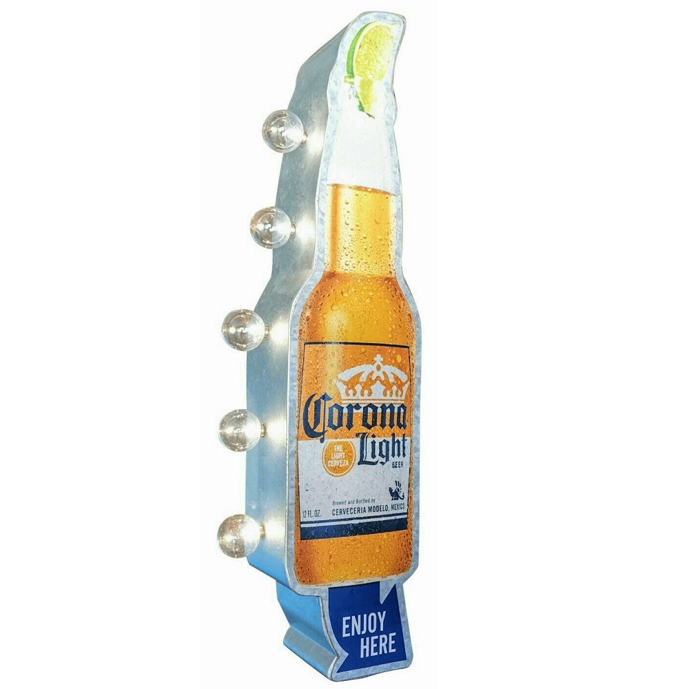 Corona Light Beer Bottle LED Marquee Sign Double Sided Light Extra
