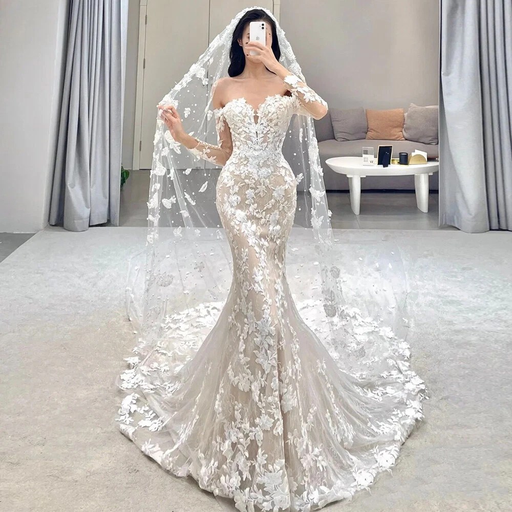 Sexy Bling Mermaid Wedding Dresses
