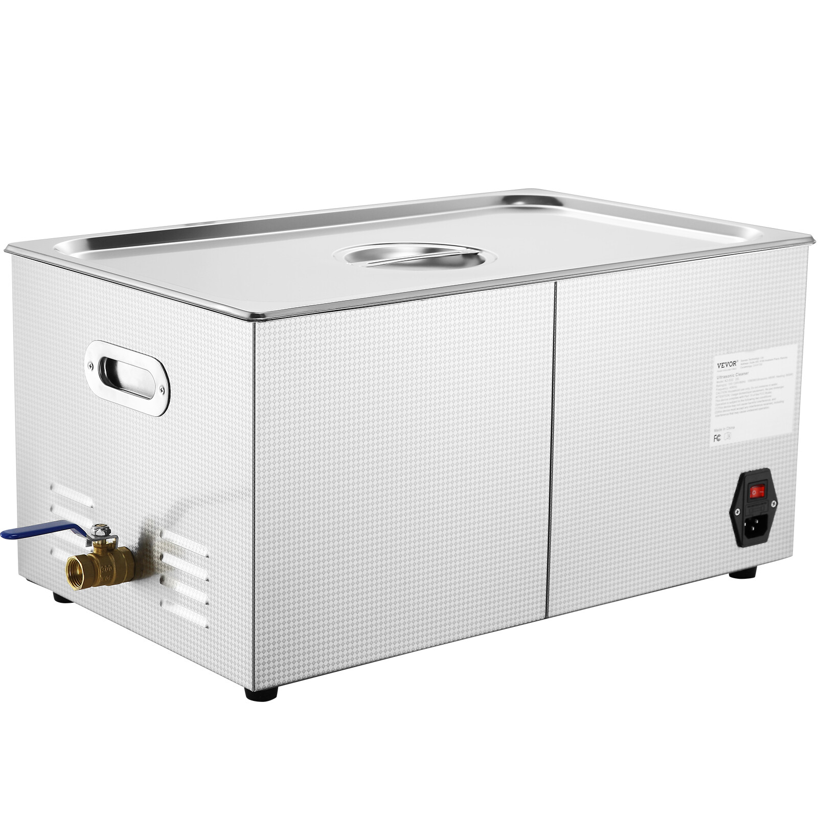 VEVOR 22L Ultrasonic Cleaner with Timer Heating Machine Digital Sonic Cleaner eBay