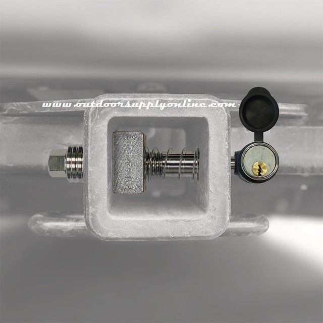 21/2" Silent Hitch Pin, 2.5" Locking AntiRattle Hitch pin SHP2040XL