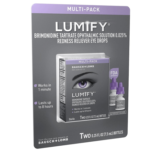 Lumify Redness Reliever Eye Drops for Whiter & Brighter Eyes (.25 fl