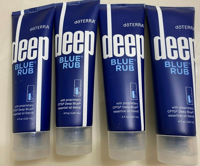 doTERRA Deep Blue Rub 4 oz tube (4 pack) New & Sealed Free Shipping