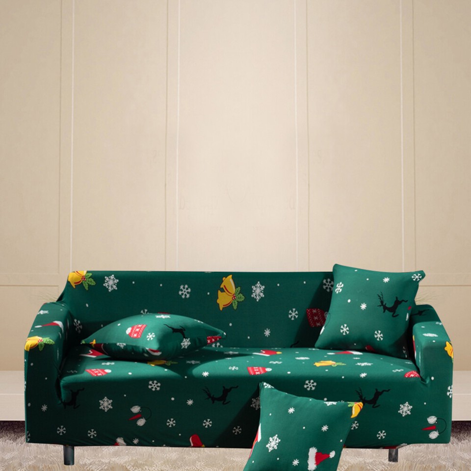 Christmas Couch Cover Elastic Couch Covers Sofa Slipcover Christmas