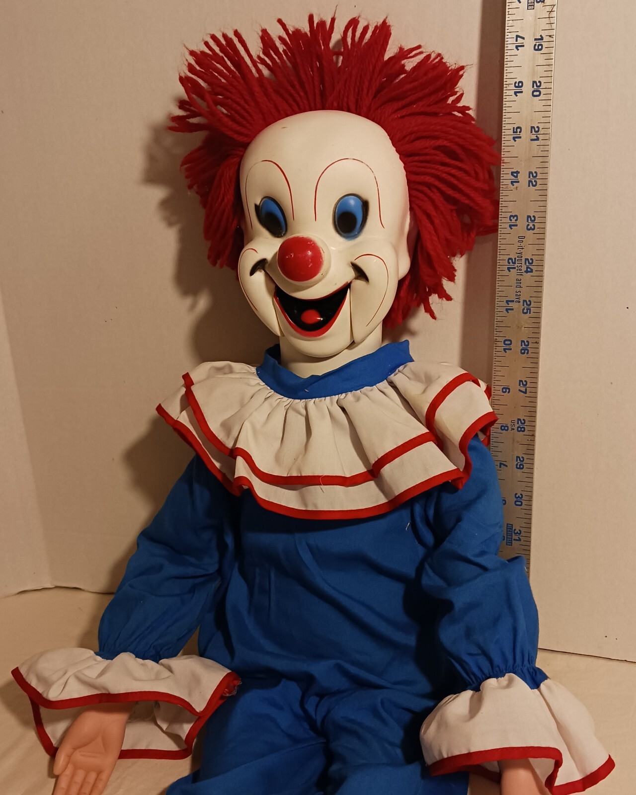 Vintage 30" BOZO The Clown Ventriloquist Doll Eegee Larry Harmon eBay