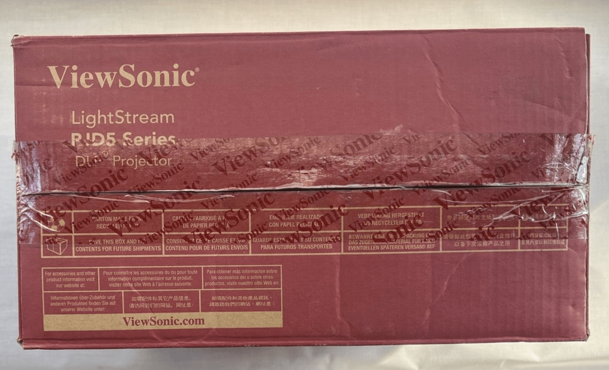 NEW Viewsonic LightStream PJD5155 PJD5 Series DLP TV Projector HDMI